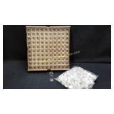 New 100 Pack Wheaton Glass Vials & Caps