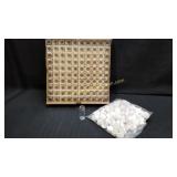 New 100 Pack Wheaton Glass Vials & Caps