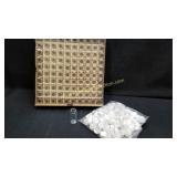 New 100 Pack Wheaton Glass Vials & Caps