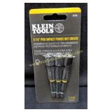 New Klein Tools 5/16" Pro Impact Power Nut Driver