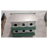 Vintage Aluminum Bird House