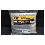 6 x 8 Utility Tarp Grey