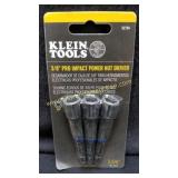 New Klein Tools 3/8" Pro Impact Power Nut Driver
