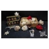 Mix Lot Of Vintage Christmas Ornaments