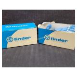 2) New 10 Packs Finder Modular Interface Relays