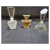 2) Vintage Perfume Bottles & Poeme by Lancome