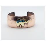 Vintage Mix Metals Cuff Bracelet - JJ