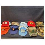 Group Of Vintage Trucker Style Hats - Lot 1