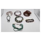 Mix Lot Of Wrap Around & Other Bracelets