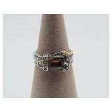 Vintage Sterling Silver Citrine Ring