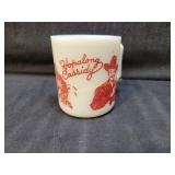 Vintage Milk Glass Hopalong Cassidy Mug