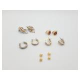 5 Sets Of Vintage Earrings