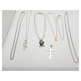 Vintage Necklace Lot Silver & Gold Tone