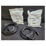 4) New VGA/SVGA 25ft Computer Cables