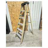 8Ft Tall Fiberglass Step Ladder