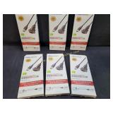 6) NEW Tera Grand USB to RS232 Cabels 10ft Long