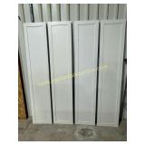 4) Misc Tall Kitchen Cabinet Doors 15" x 72"