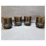 4) Vintage MCM Tiffin Franciscan Madeira Smoke