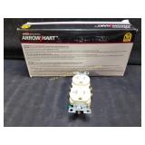 New 10 Pack Almond Duplex Electrical Receptacles