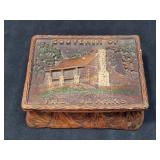 Vintage 1955 Souvenir Of The OZARKS Trinket Box