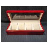 4 Watch Storage Case Glass Top Citizen Eco Drive