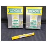 Qty 24 - New DIXON Lumber Crayons Yellow 49600