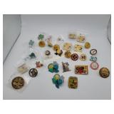 Group Of Approx 30 Vintage Shrines Lapel Pins