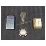 Collectibles Lot - Vintage Zippo Lighter,