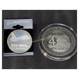 Apollo XIII Commemorative Token & Boeing Space