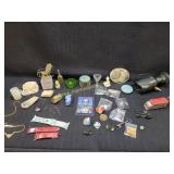 Trinkets & Collectibles Lot - Quartz Crystals,