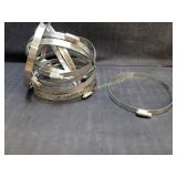 Qty 13 Hose Clamps Up To 6-1/2'