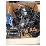 Mix Lot Of Power Cords, Wires, Cables, Etc