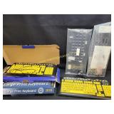 3) Ai Square Zoom Text Large Print Keyboards &