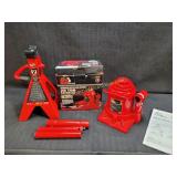 Like New Torin Big Red Stubby Bottle Jack 20 Ton