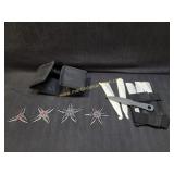 Set Of 6 Mini Throwing Knives & 4 Throwing Stars