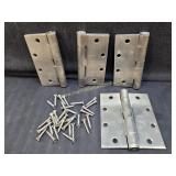 Set of 4) 5' Stainless Steel Door Hinges