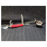 Vintage Colonial Camping Scout Survivor Kinfe w