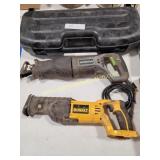 Reciprocating Saw Lot - B & D, Dewalt & Genesis
