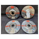 4) New 3M 87454 Grinding Wheels