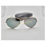 Aviator Style Sunglasses & Case