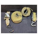 Qty 2 - 2" Tie Down Ratchet Straps