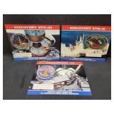 3) NASA Patches Discovery STS-26, STS-31,