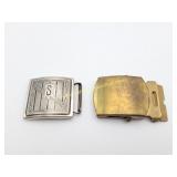 Pair Of Vintage Belt Buckles