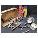 Mix Lot Various Size Drill Bits & Hole Saws