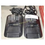 2) Victory VP10 Battery Chargers