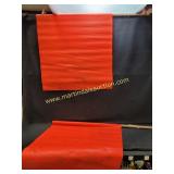 Pair of 24" x 24" Safety Orange Flags