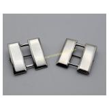WWII US Army Captain Sterling Silver Bars