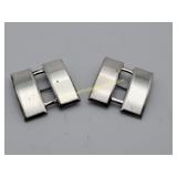 WWII US Army Captain Sterling Silver Bars