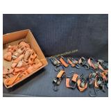 Qty 12 - 1" Tie Down Ratchet Straps