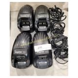 4) Motorola Impres Adaptive Chargers For Motorola